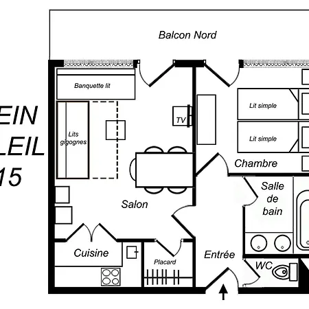 2 Pieces 5 Pers. A Meribel, Animaux Admis - Fr-1-182-135 Apartment Meribel